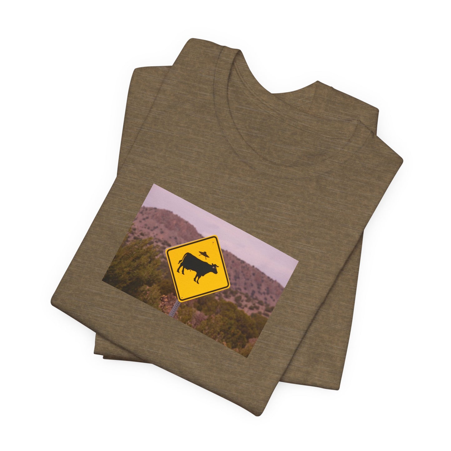 UFO/Cow crossing Tee