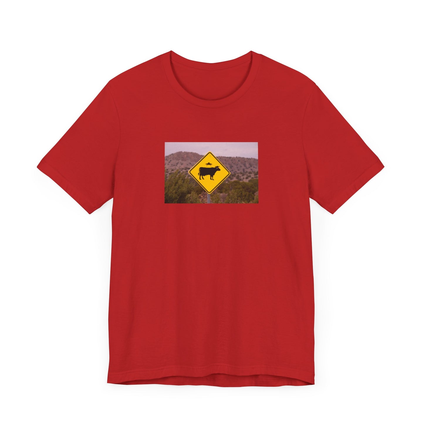 UFO/Cow crossing Tee