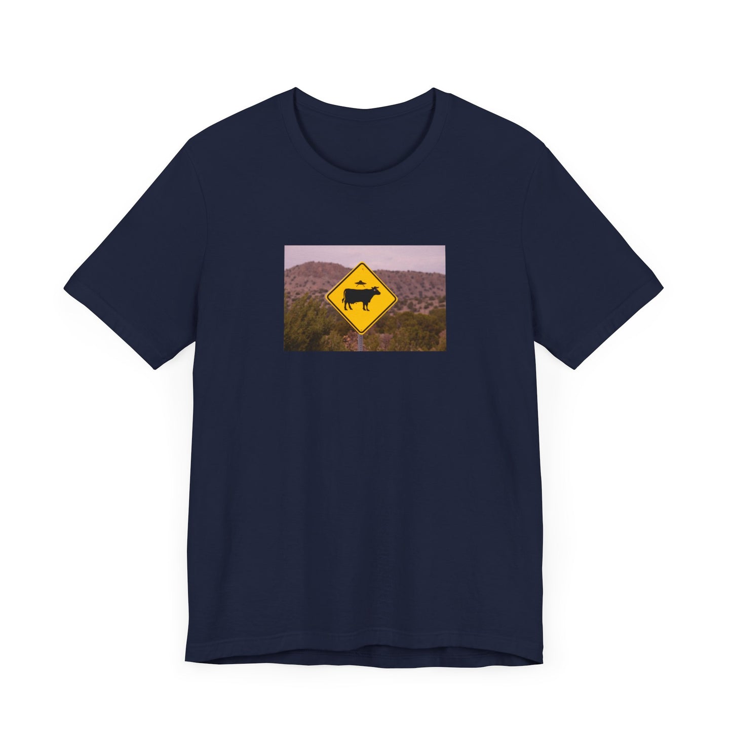 UFO/Cow crossing Tee