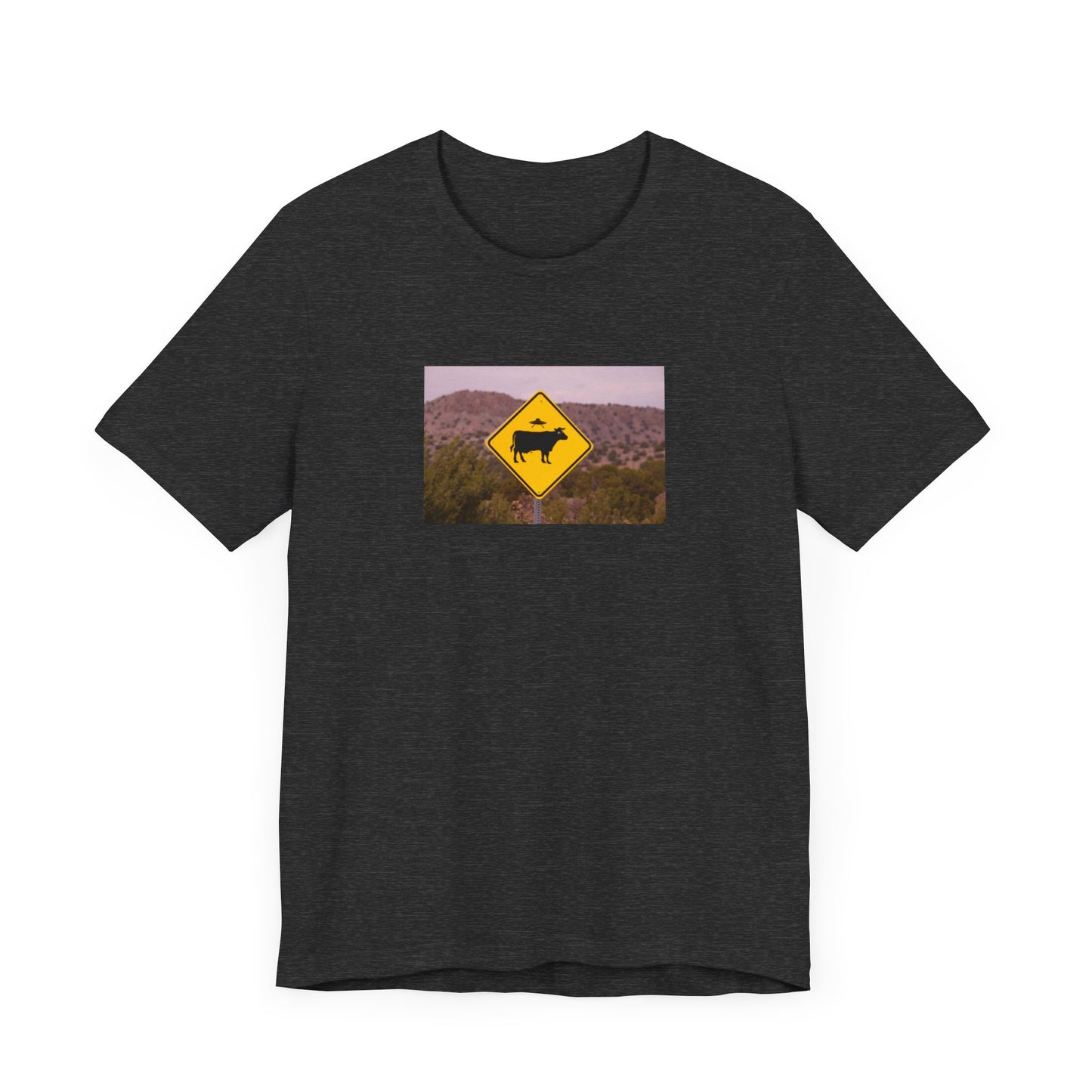 UFO/Cow crossing Tee