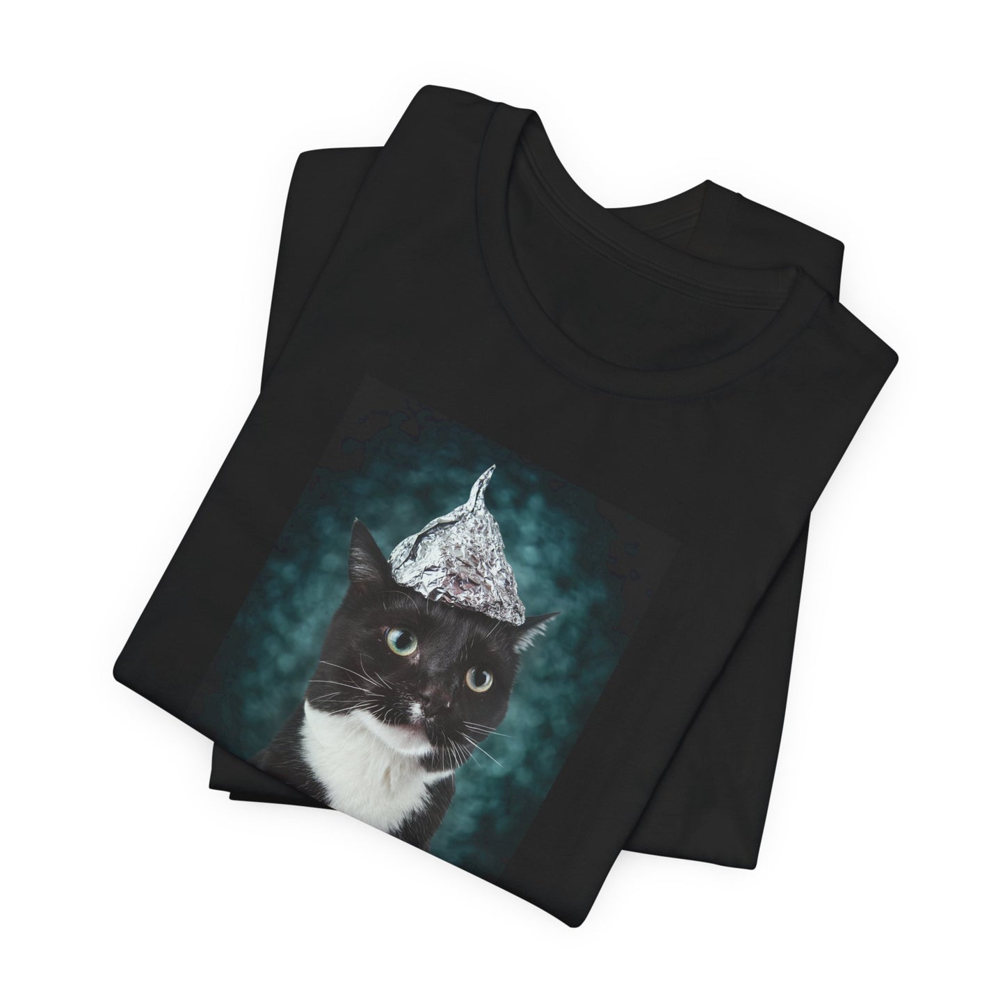 Tin Foil Cat Soft Unisex Jersey Short Sleeve Tee