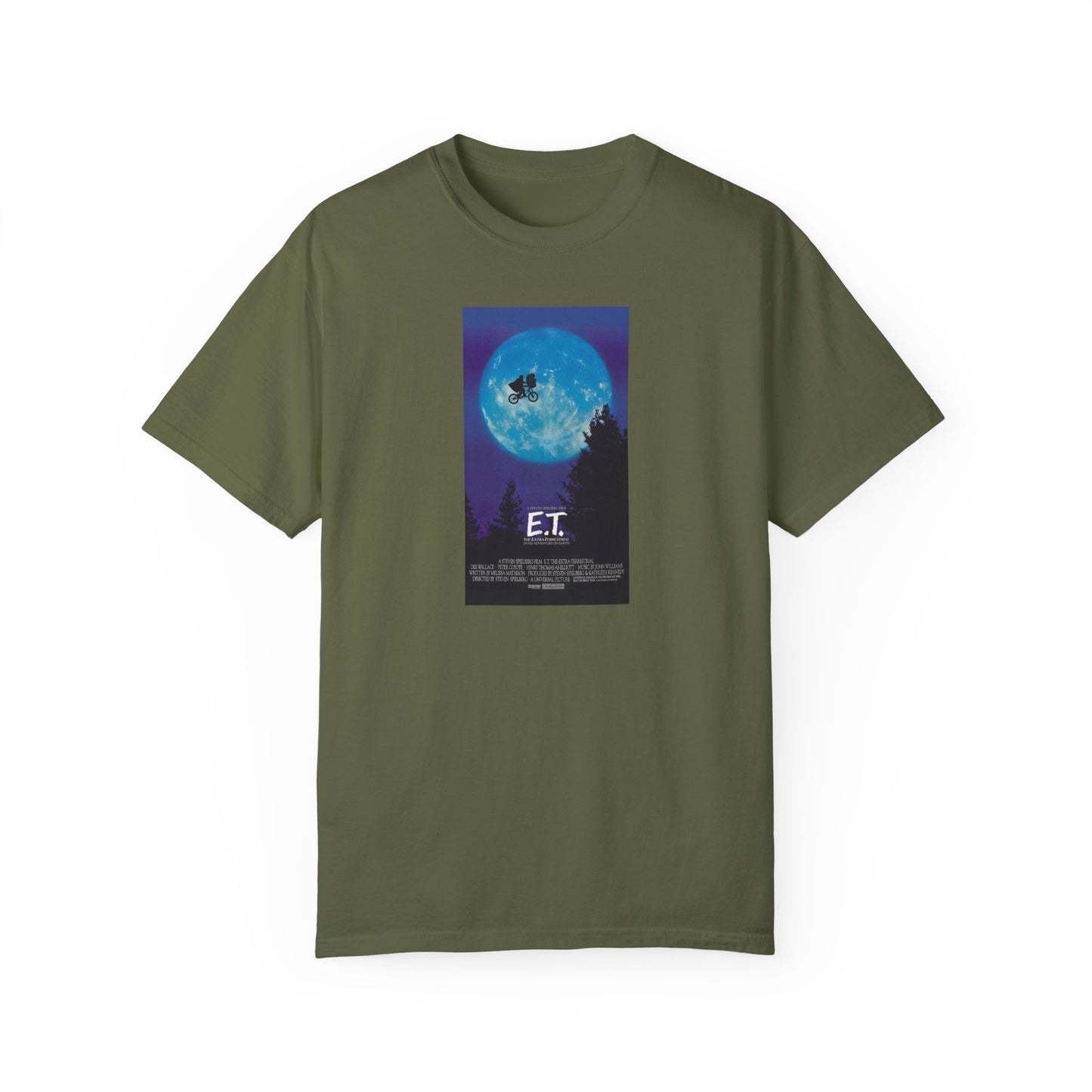 E.T. Movie Poster - Unisex Garment-Dyed T-shirt