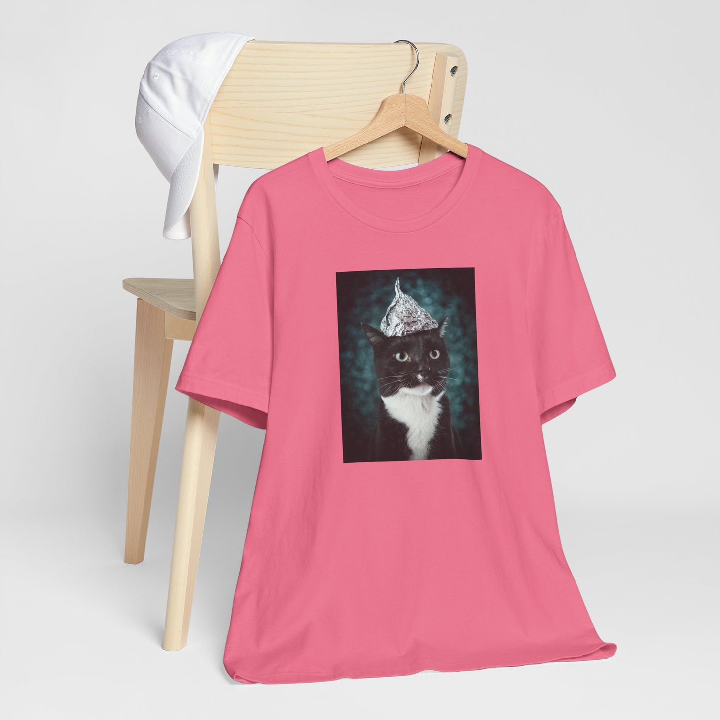 Tin Foil Cat Soft Unisex Jersey Short Sleeve Tee