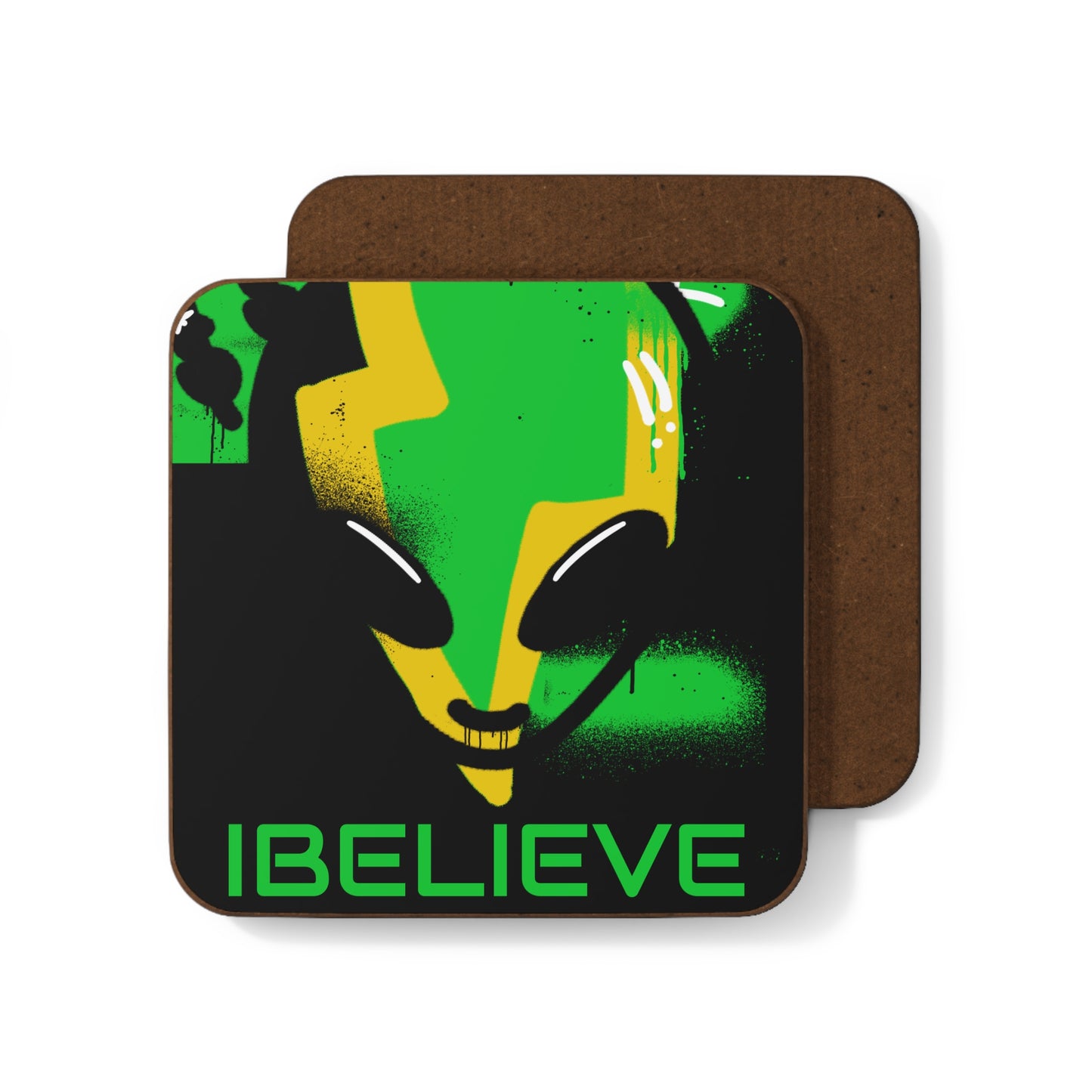 iBelieve Hardboard Drink Coaster