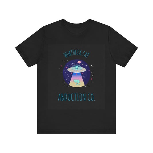 Worthless Cat Abduction Co - 6 Soft Unisex Jersey Tee