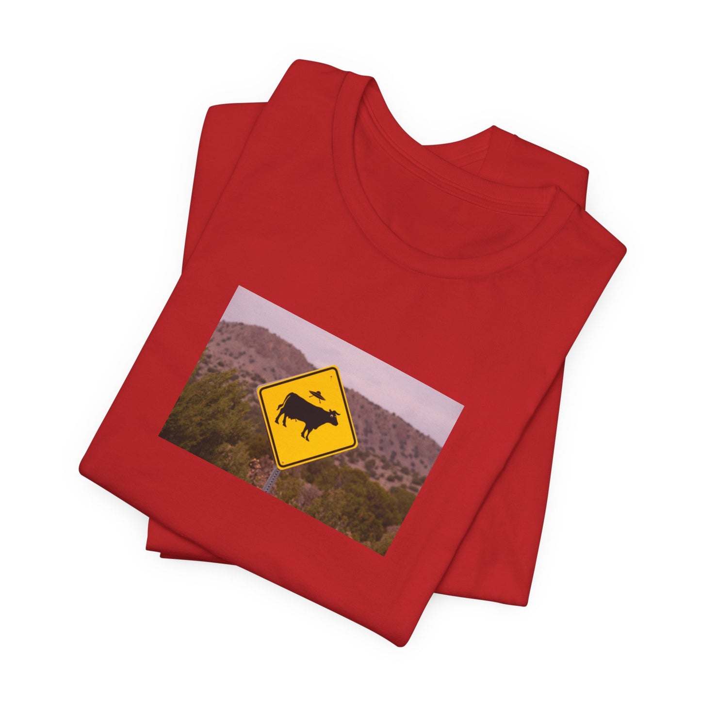 UFO/Cow crossing Tee
