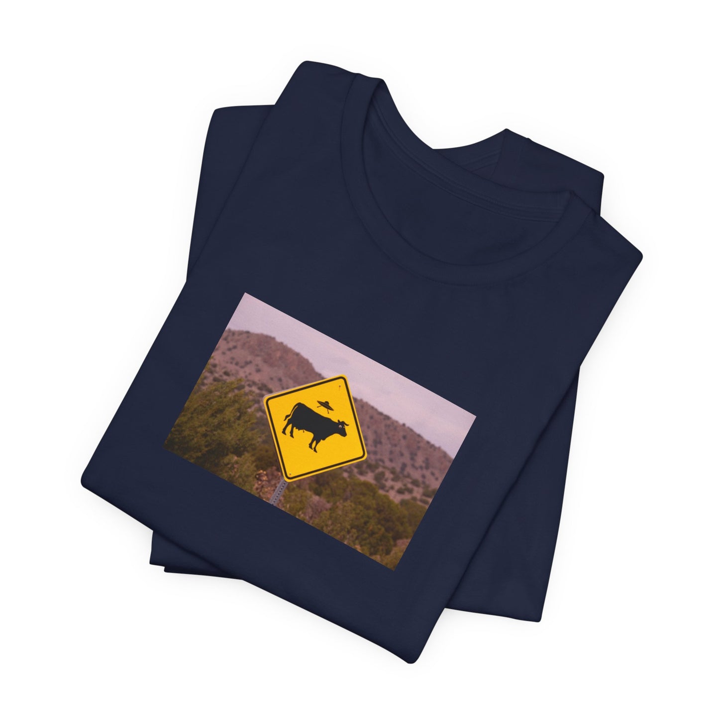 UFO/Cow crossing Tee