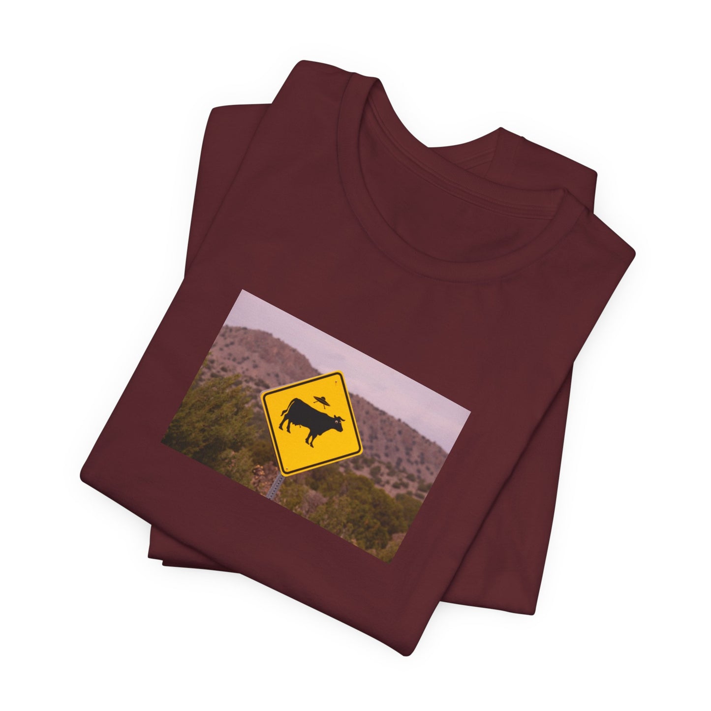 UFO/Cow crossing Tee