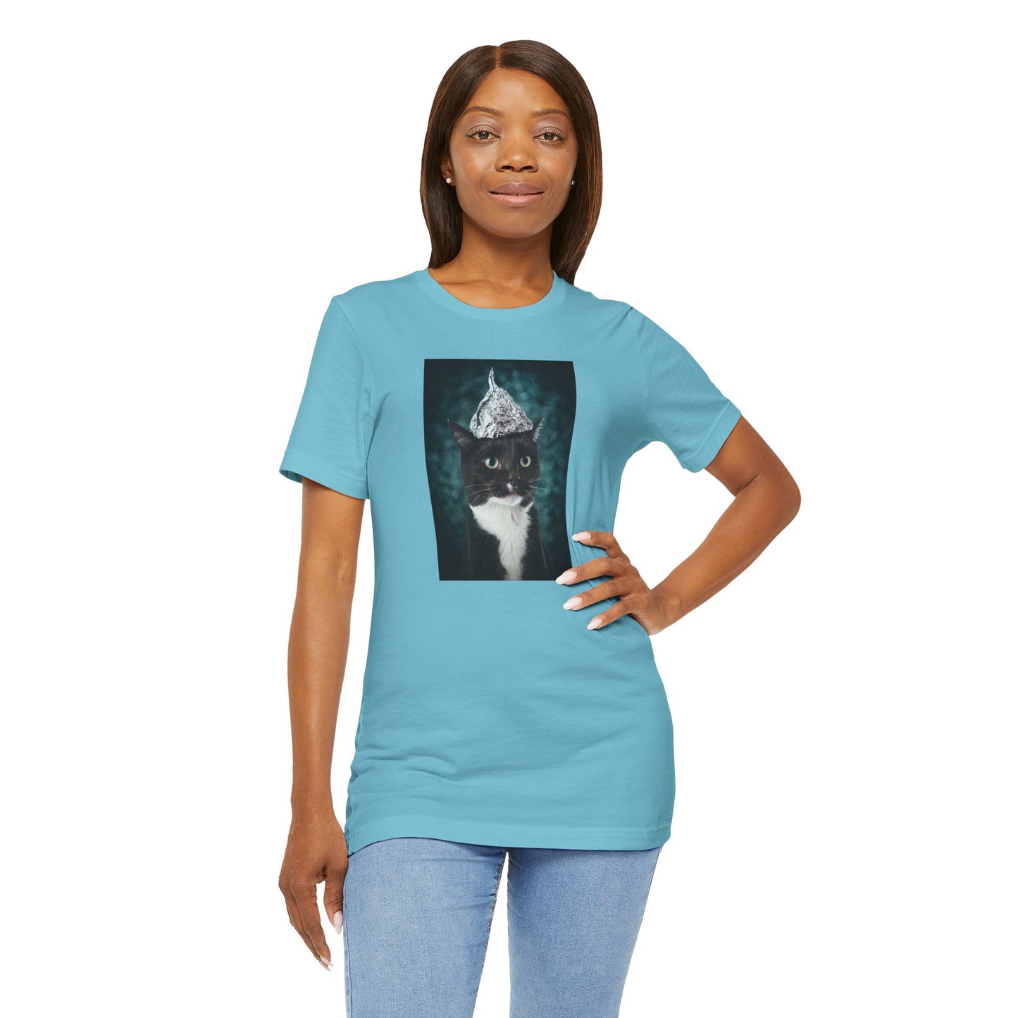 Tin Foil Cat Soft Unisex Jersey Short Sleeve Tee