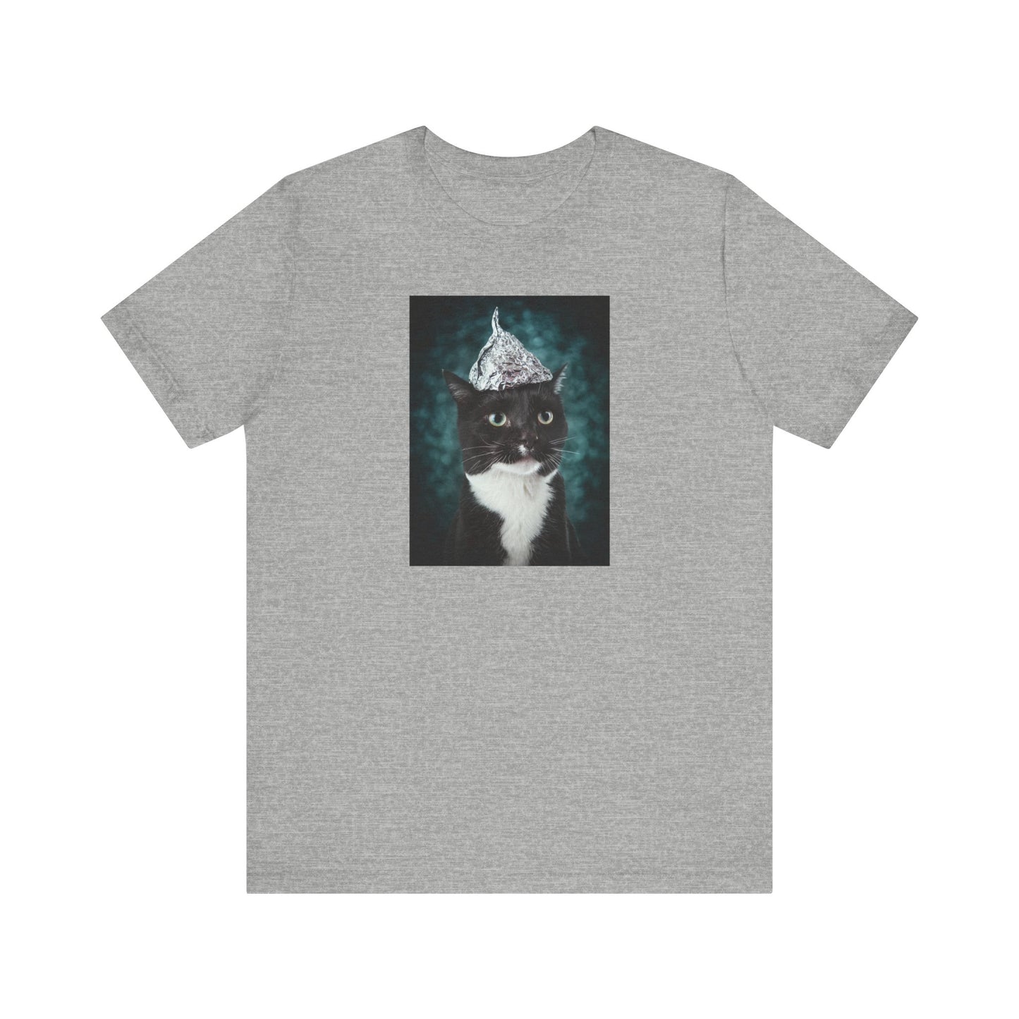 Tin Foil Cat Soft Unisex Jersey Short Sleeve Tee