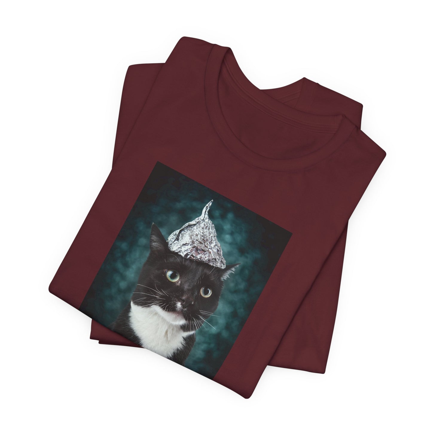 Tin Foil Cat Soft Unisex Jersey Short Sleeve Tee