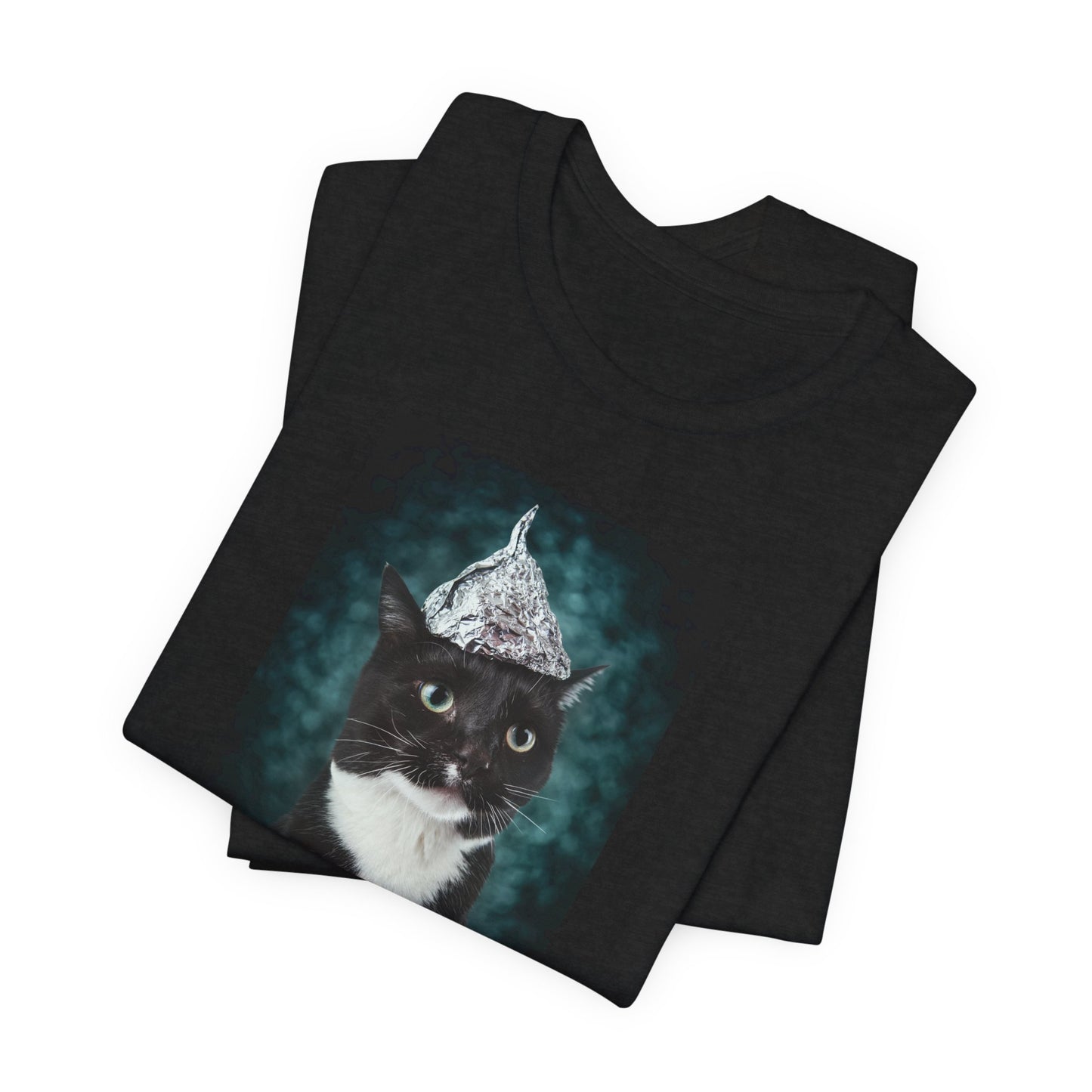 Tin Foil Cat Soft Unisex Jersey Short Sleeve Tee