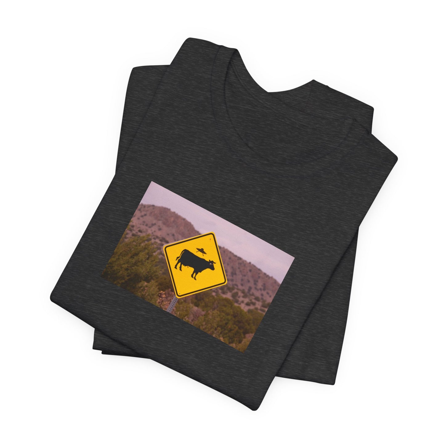 UFO/Cow crossing Tee