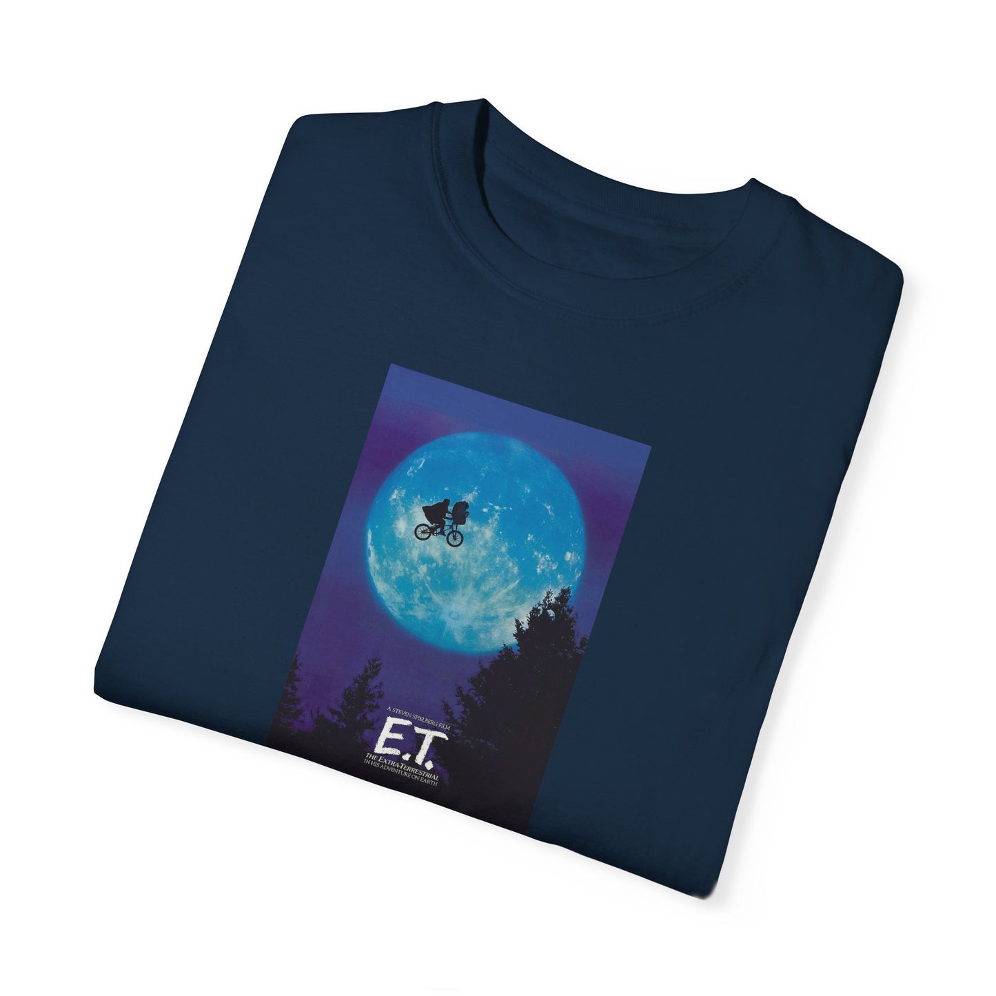 E.T. Movie Poster - Unisex Garment-Dyed T-shirt
