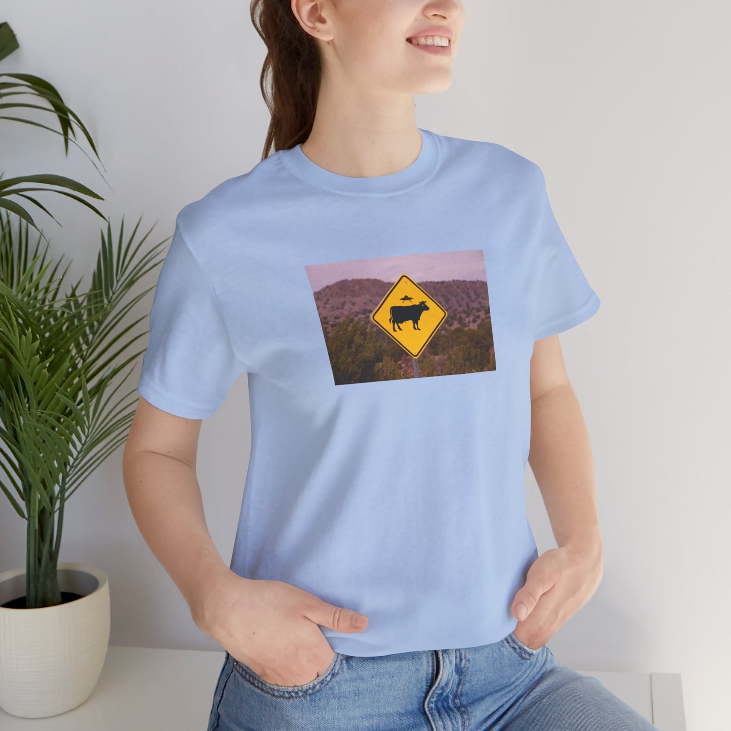 UFO/Cow crossing Tee