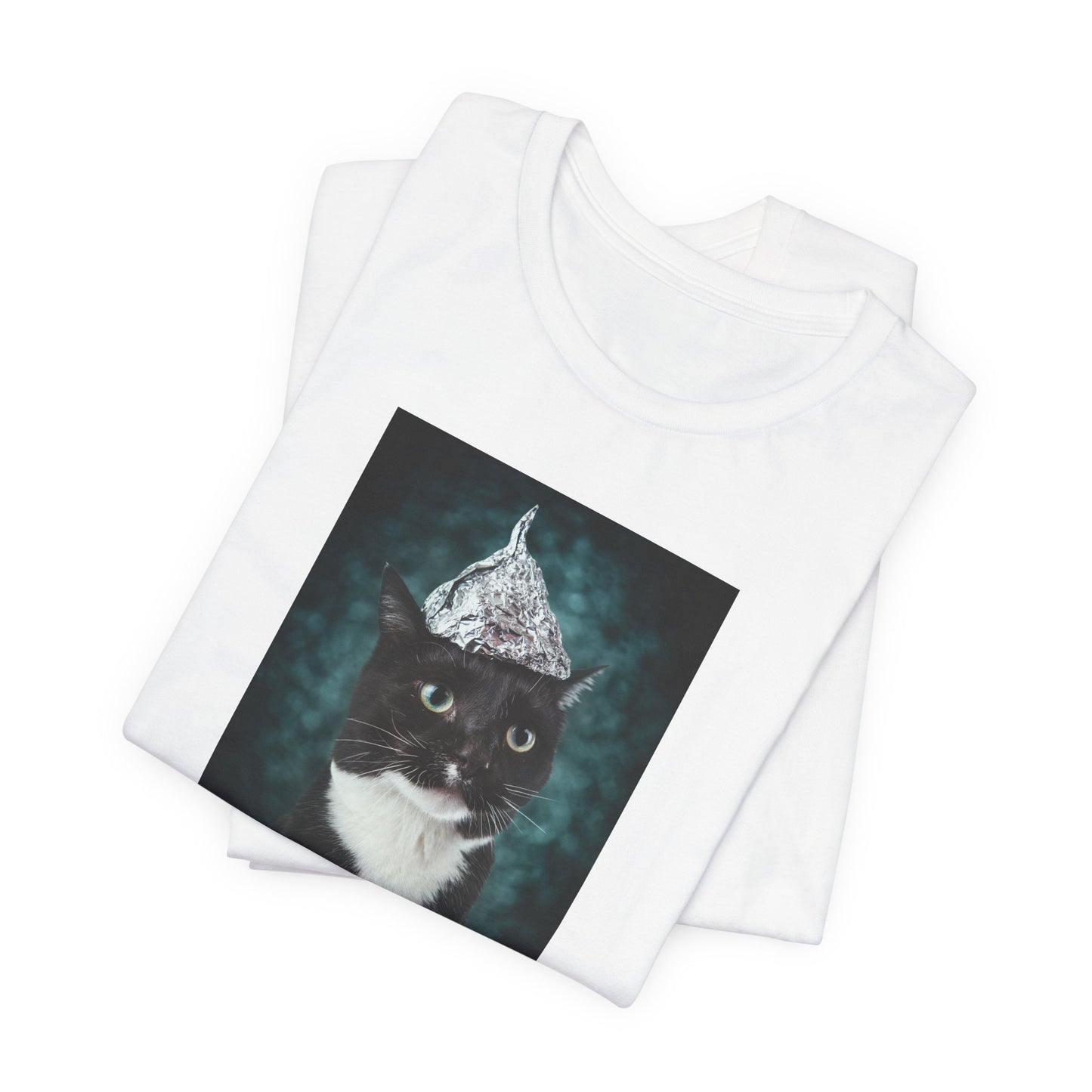 Tin Foil Cat Soft Unisex Jersey Short Sleeve Tee