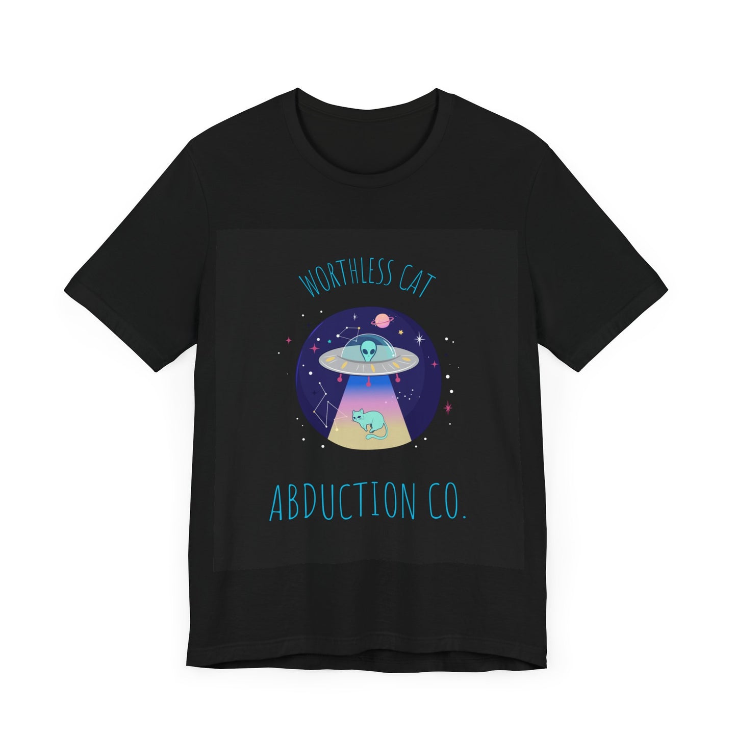 Worthless Cat Abduction Co - 6 Soft Unisex Jersey Tee