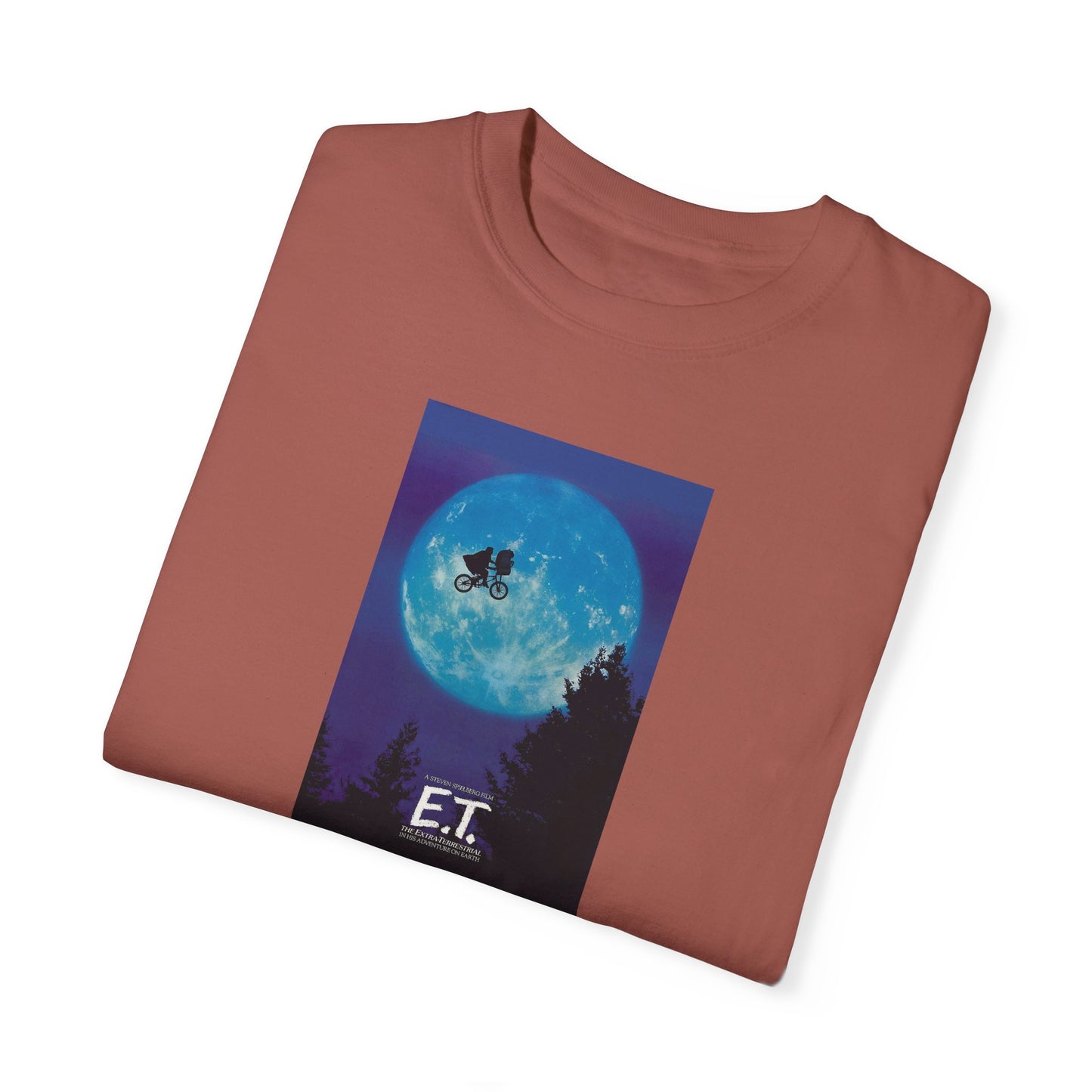E.T. Movie Poster - Unisex Garment-Dyed T-shirt