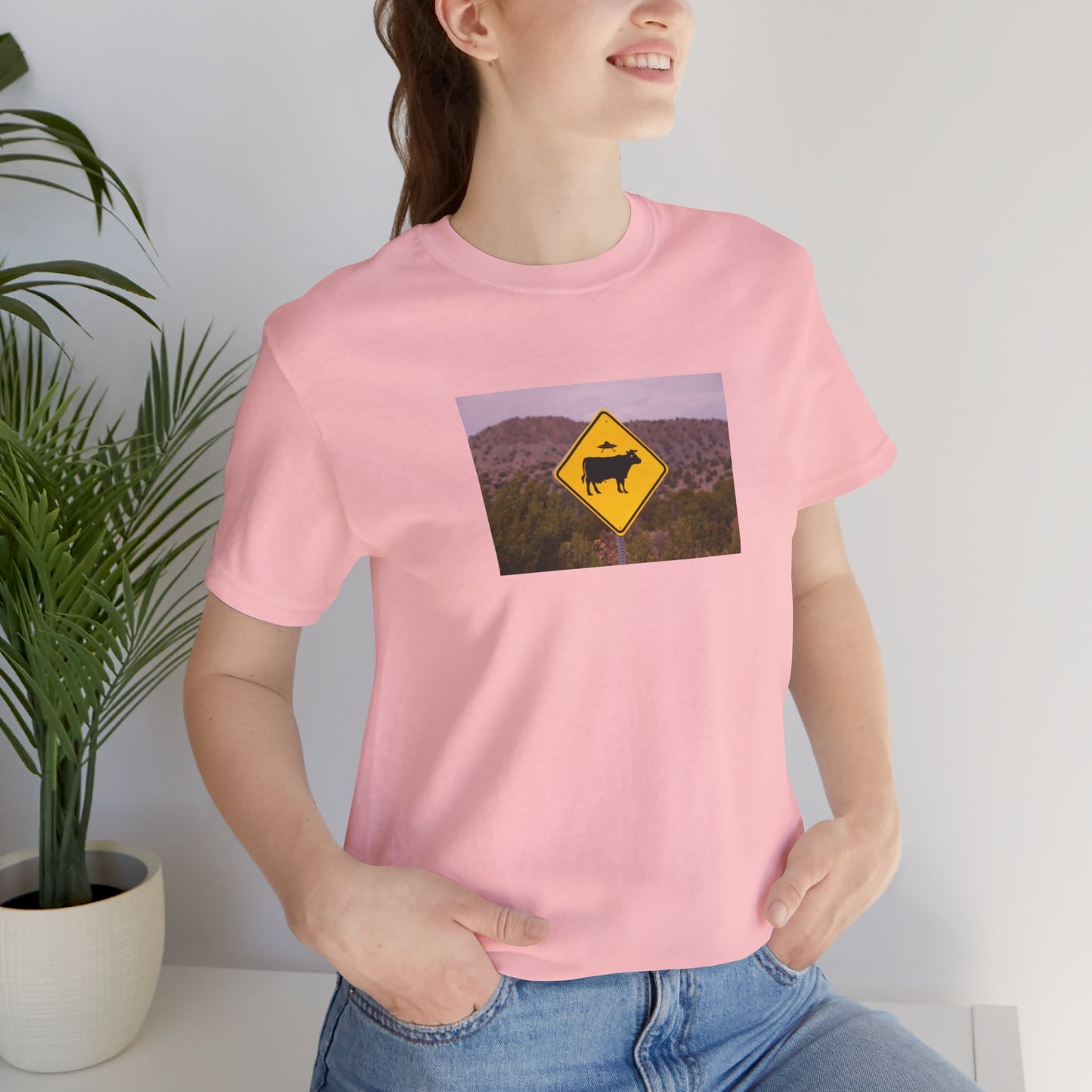 UFO/Cow crossing Tee
