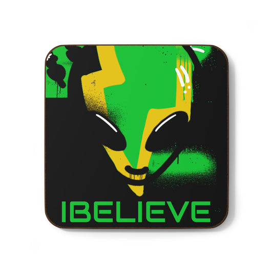 iBelieve Hardboard Drink Coaster