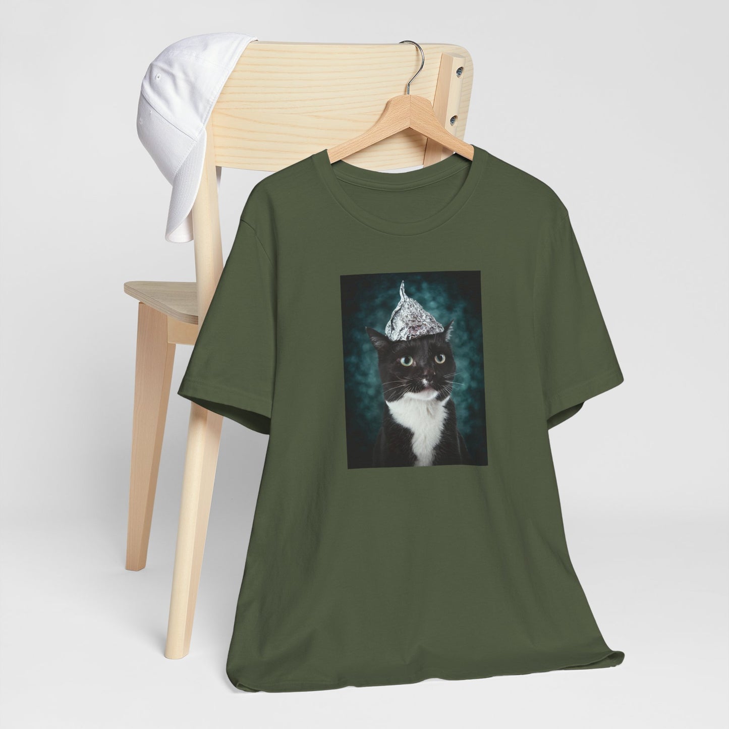 Tin Foil Cat Soft Unisex Jersey Short Sleeve Tee