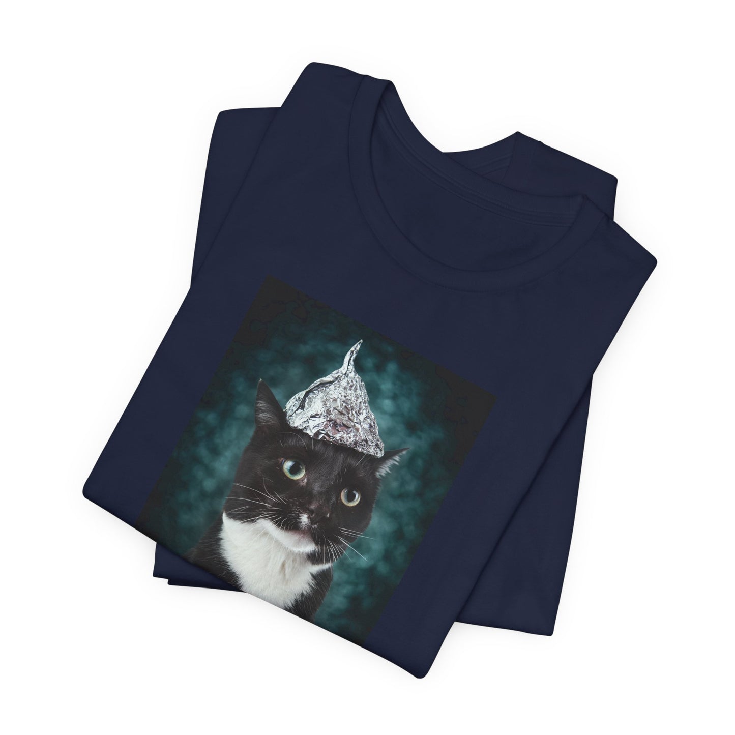 Tin Foil Cat Soft Unisex Jersey Short Sleeve Tee
