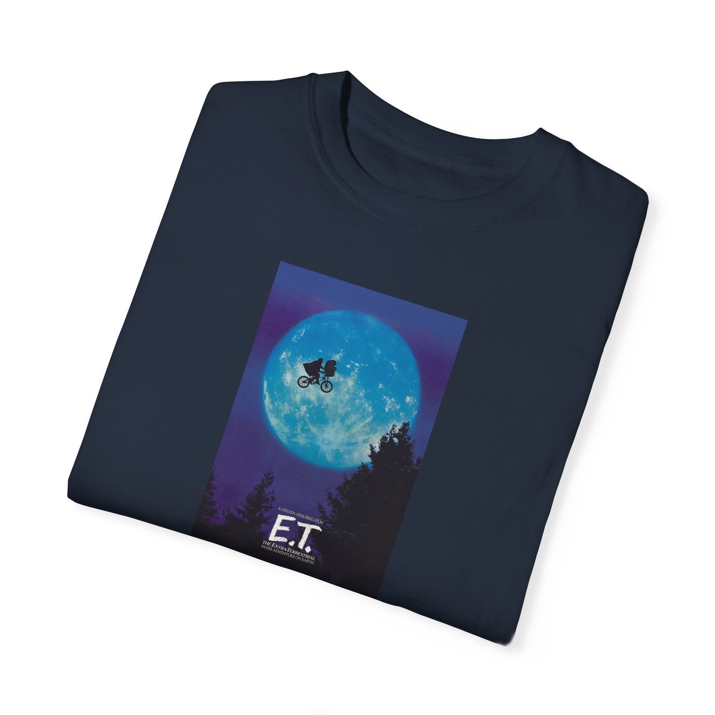E.T. Movie Poster - Unisex Garment-Dyed T-shirt