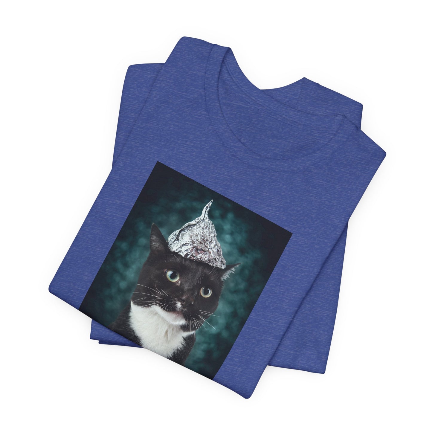 Tin Foil Cat Soft Unisex Jersey Short Sleeve Tee