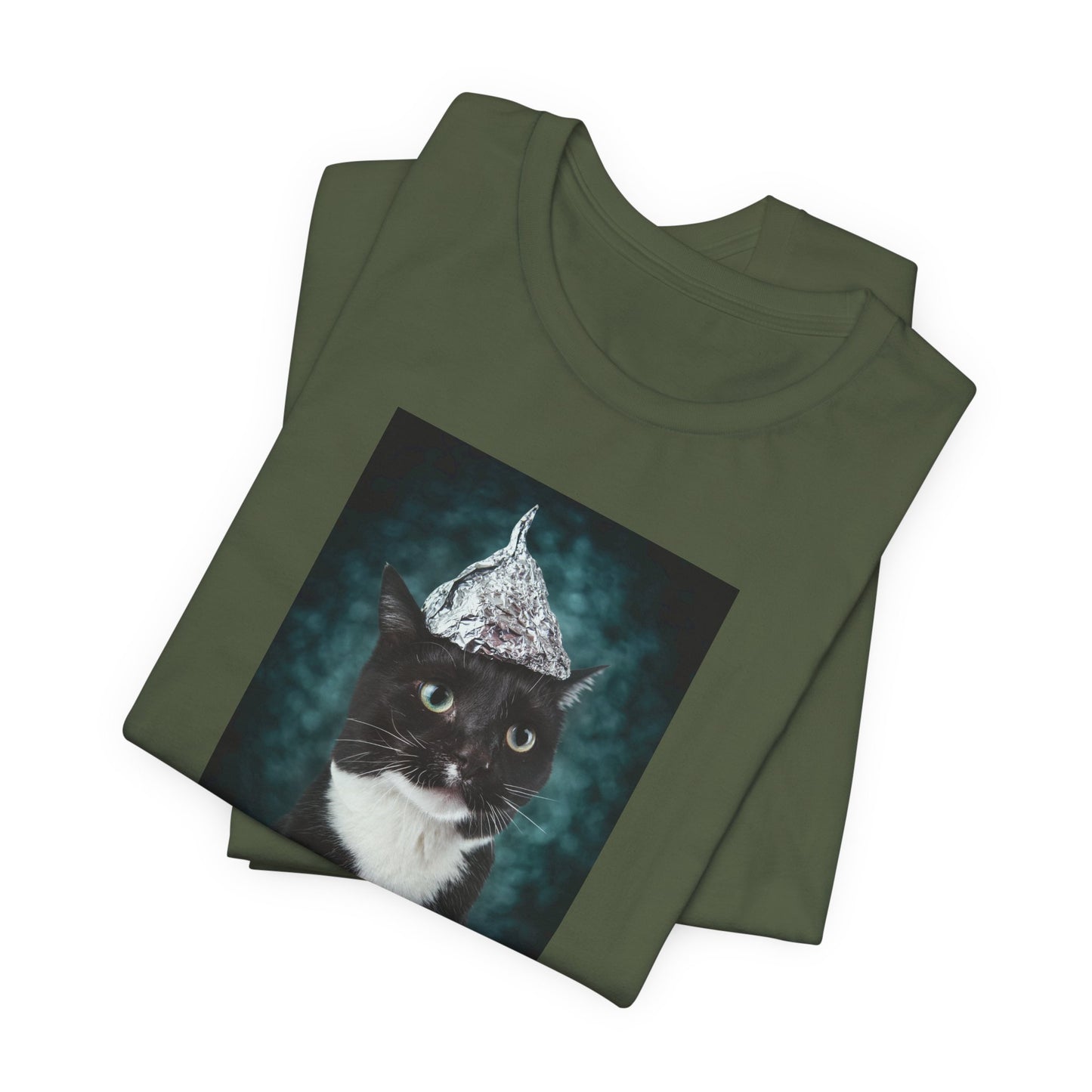 Tin Foil Cat Soft Unisex Jersey Short Sleeve Tee