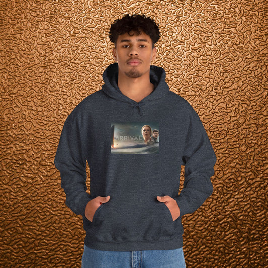 “Arrival” Movie poster- Unisex Heavy Blend™ Hooded Sweatshirt