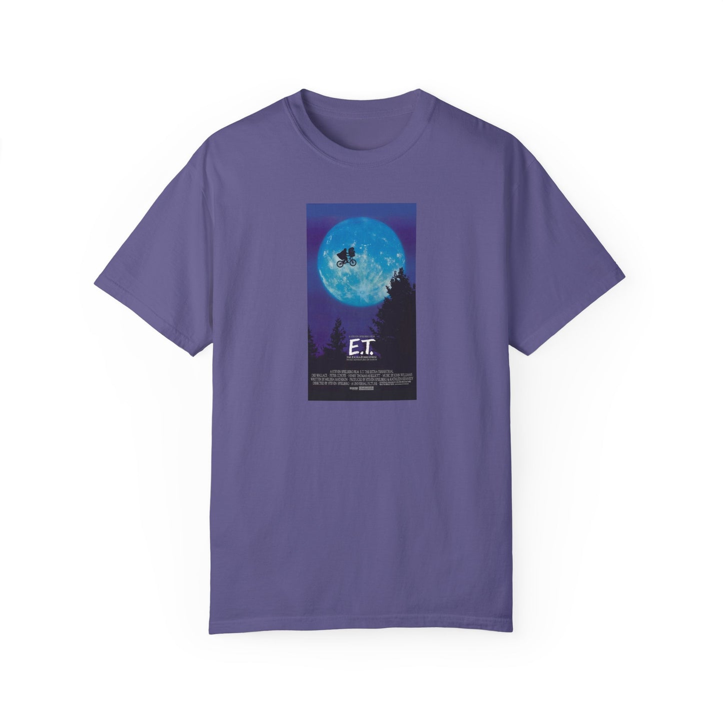 E.T. Movie Poster - Unisex Garment-Dyed T-shirt