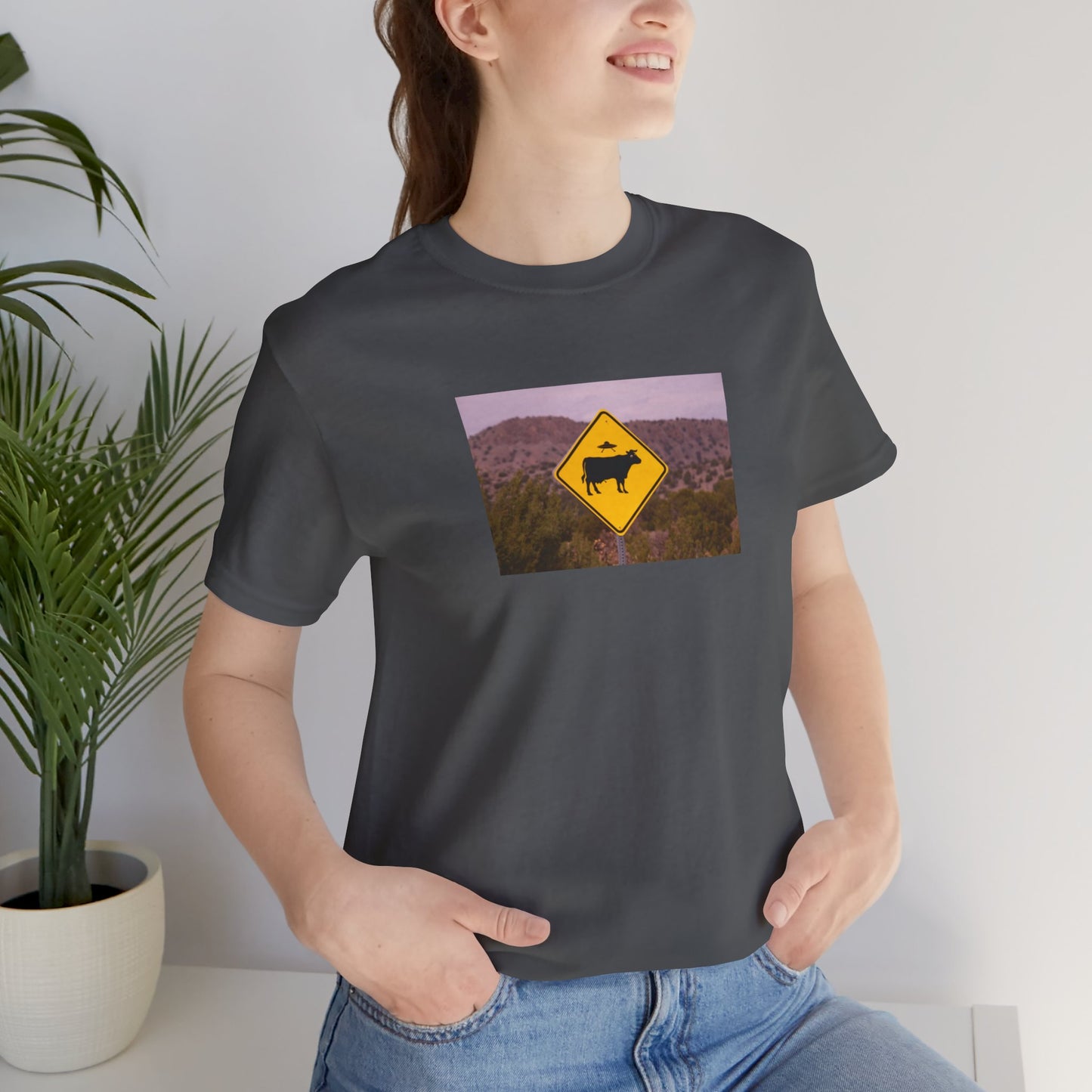 UFO/Cow crossing Tee