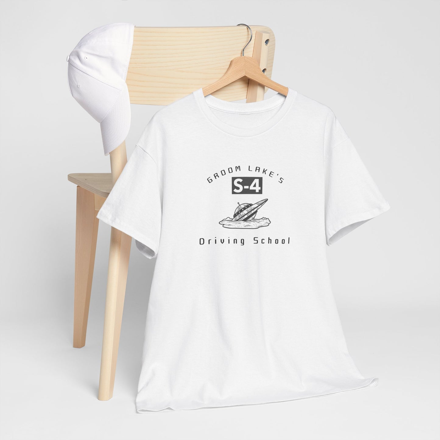 Groom Lake Driving School - Unisex Cotton Tee