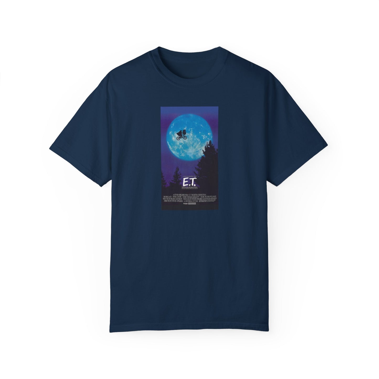 E.T. Movie Poster - Unisex Garment-Dyed T-shirt