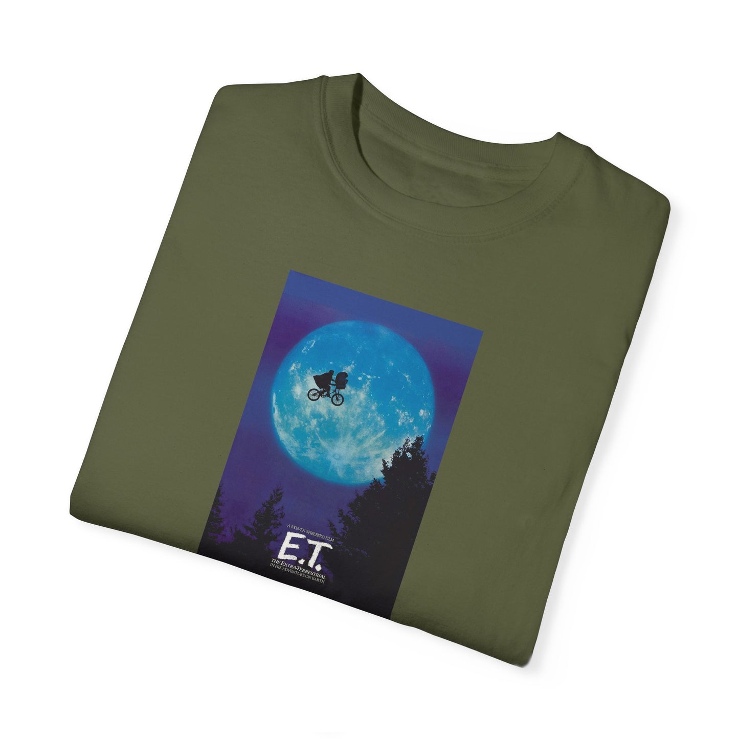 E.T. Movie Poster - Unisex Garment-Dyed T-shirt