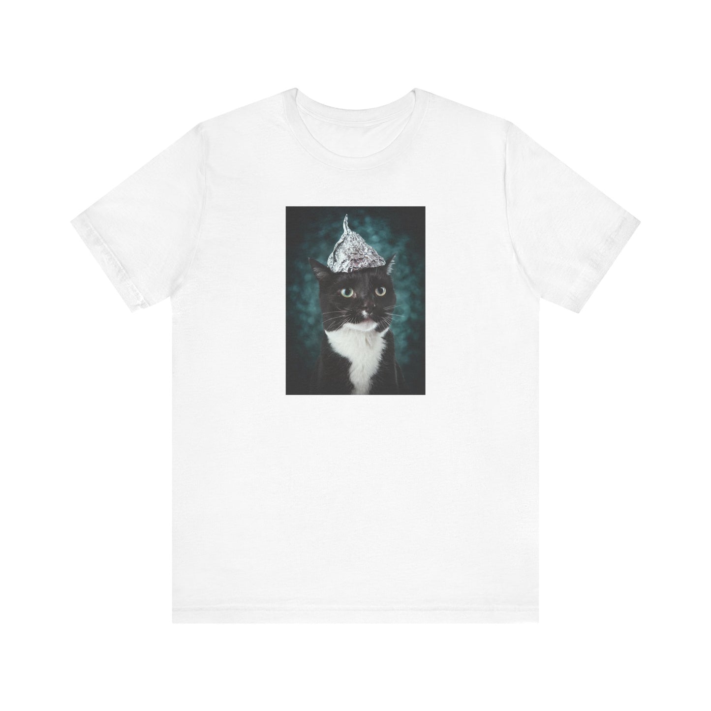 Tin Foil Cat Soft Unisex Jersey Short Sleeve Tee