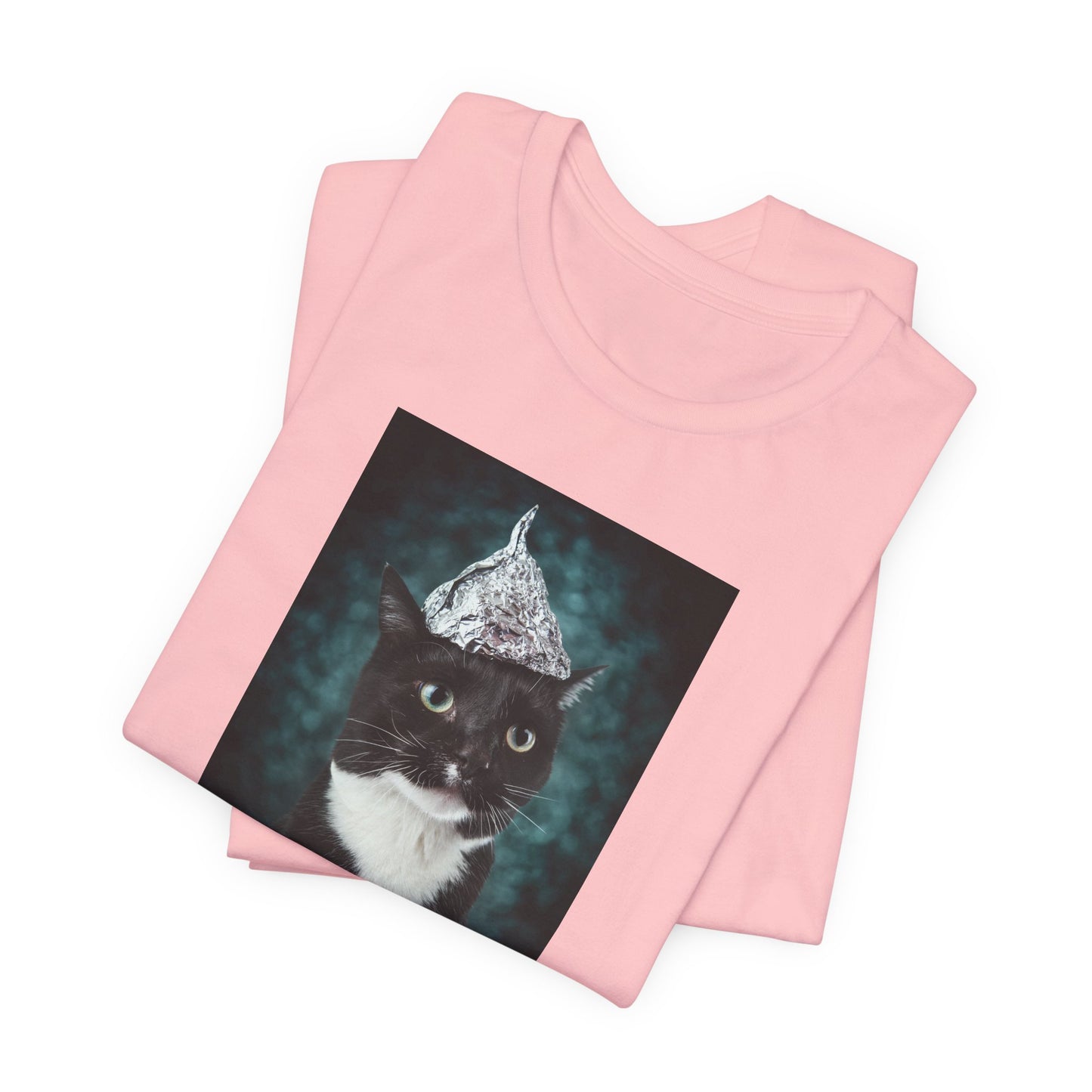 Tin Foil Cat Soft Unisex Jersey Short Sleeve Tee
