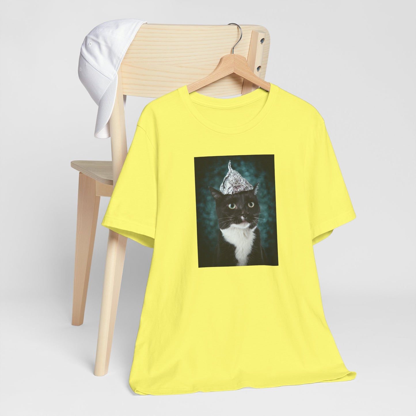Tin Foil Cat Soft Unisex Jersey Short Sleeve Tee