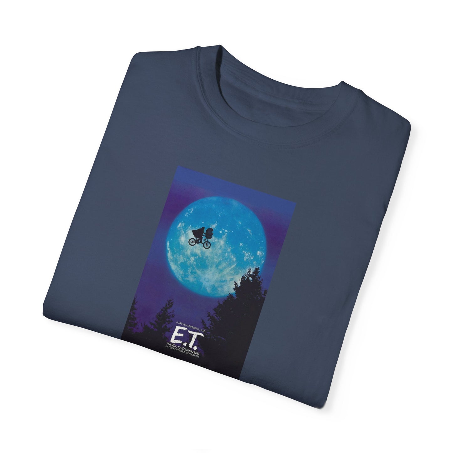 E.T. Movie Poster - Unisex Garment-Dyed T-shirt
