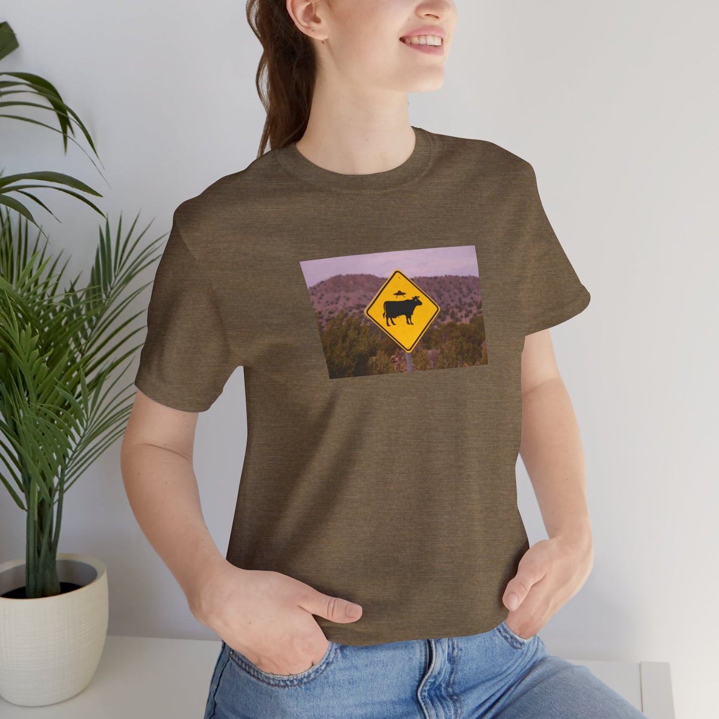 UFO/Cow crossing Tee