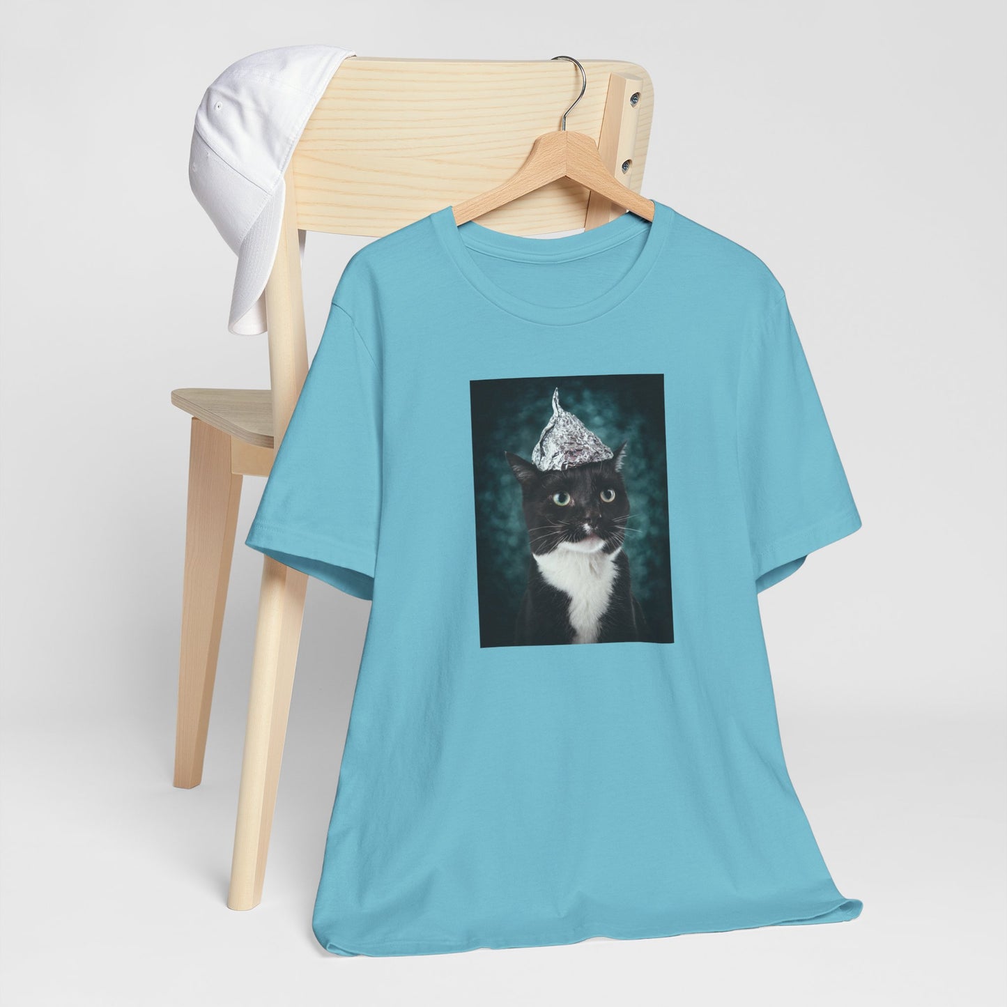 Tin Foil Cat Soft Unisex Jersey Short Sleeve Tee