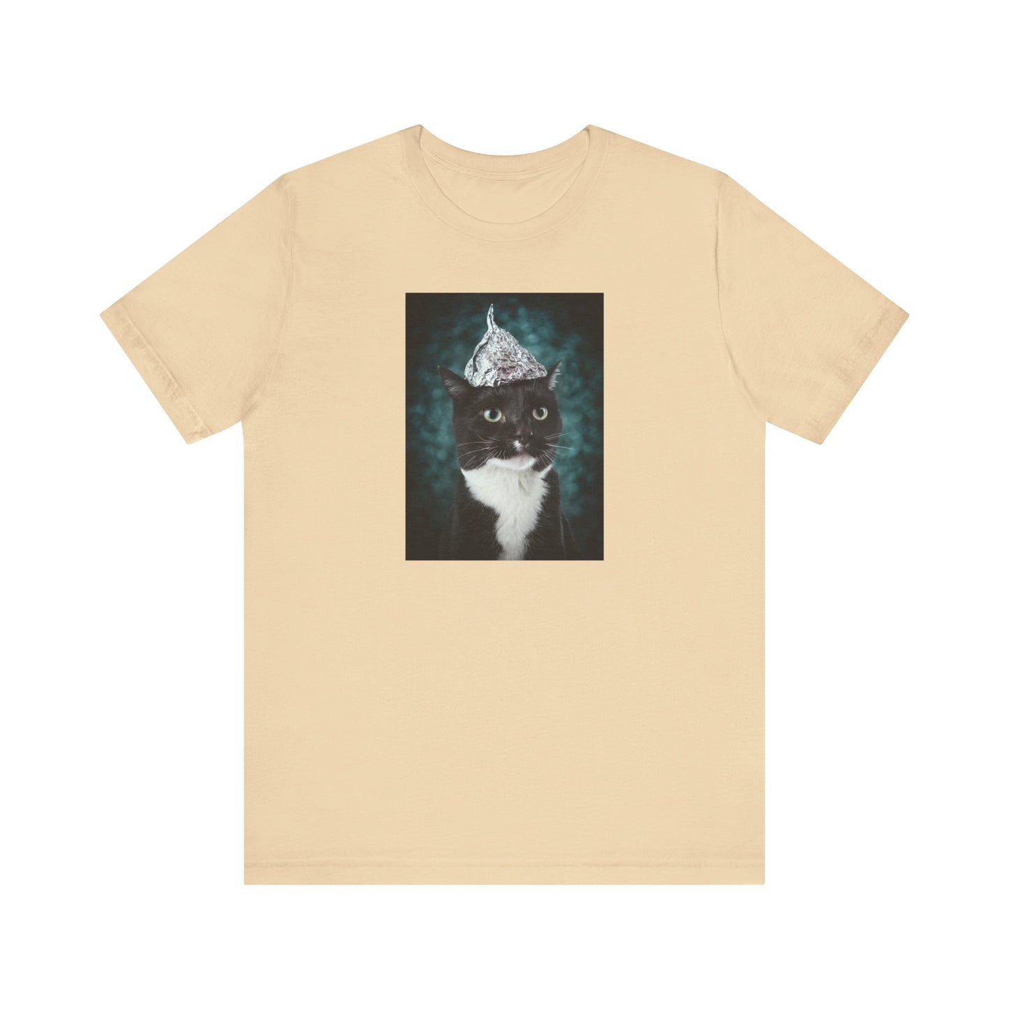 Tin Foil Cat Soft Unisex Jersey Short Sleeve Tee