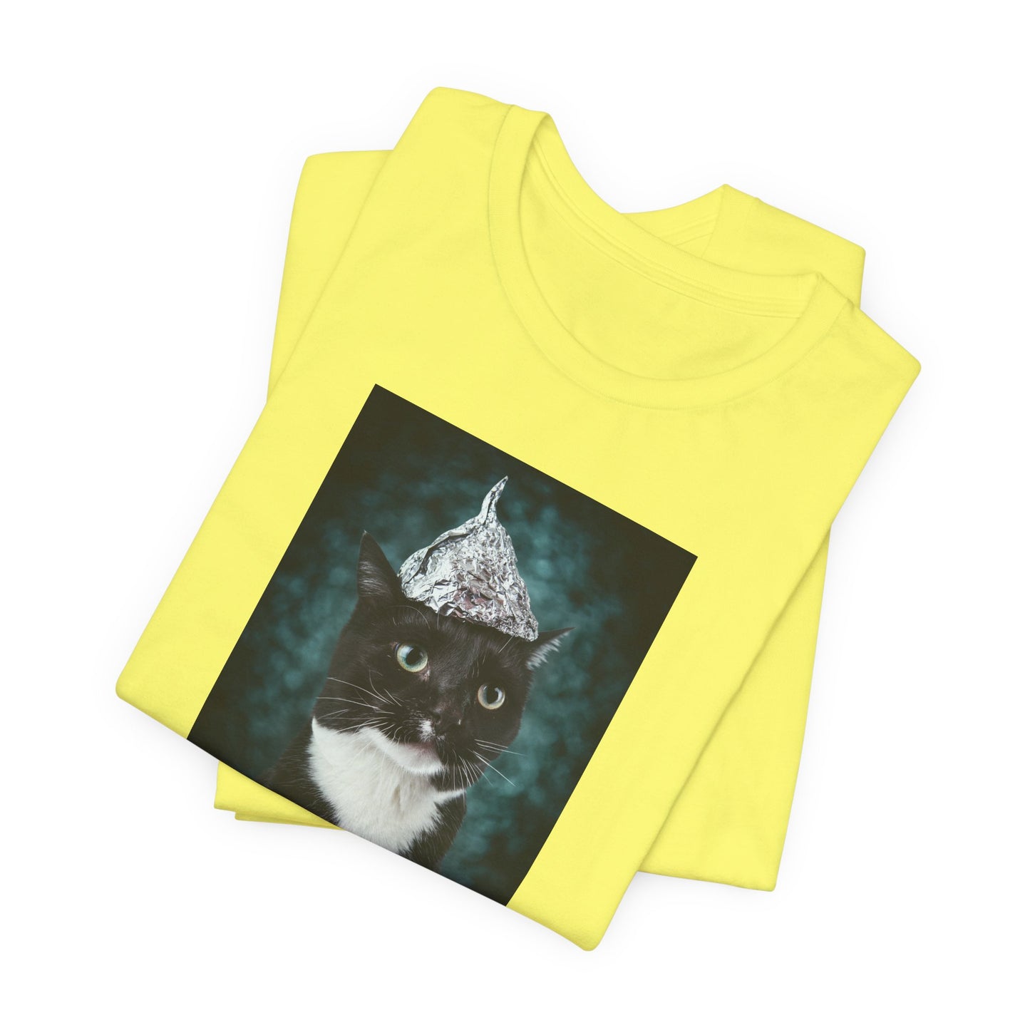 Tin Foil Cat Soft Unisex Jersey Short Sleeve Tee
