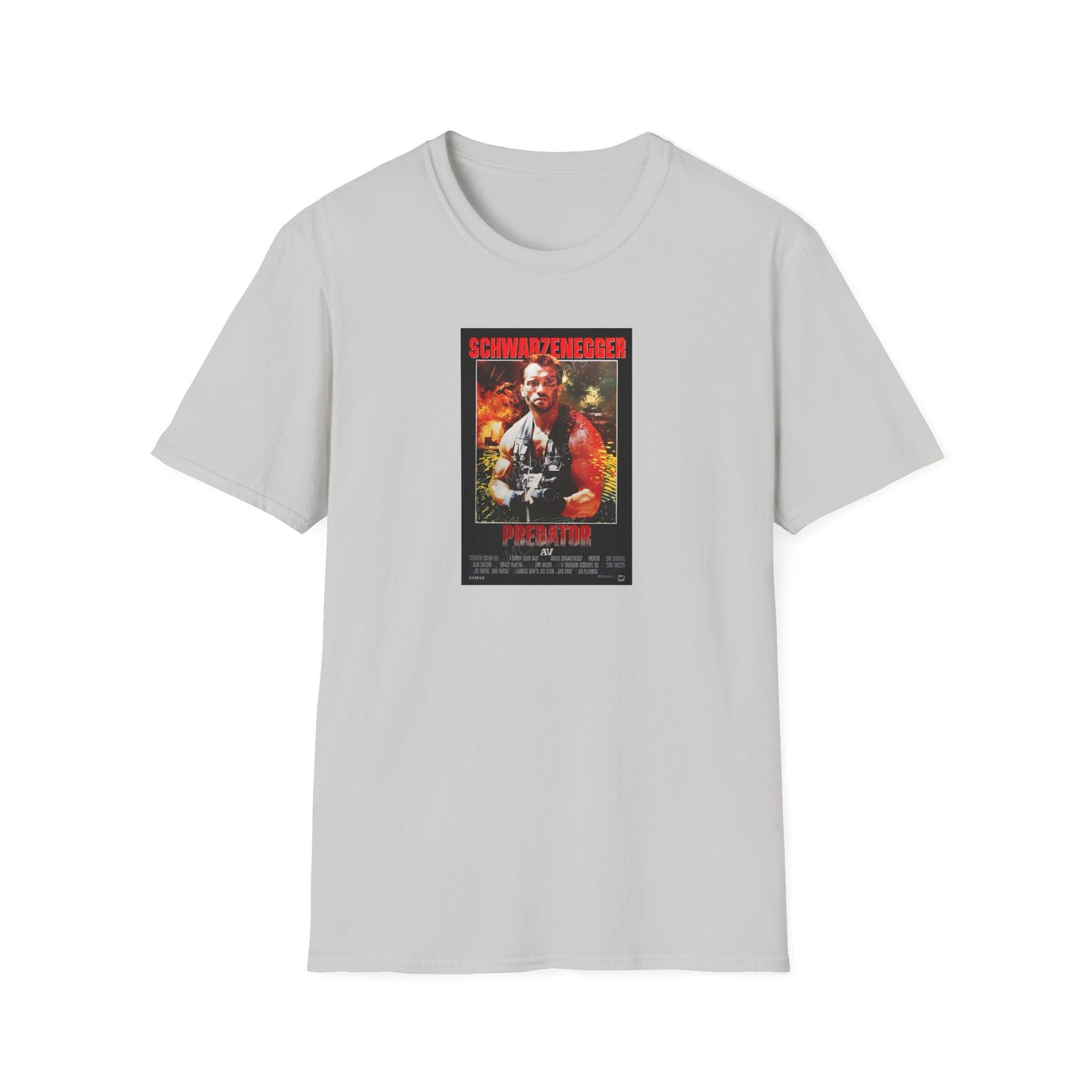 Predator Movie Poster in a Unisex Softstyle T-Shirt