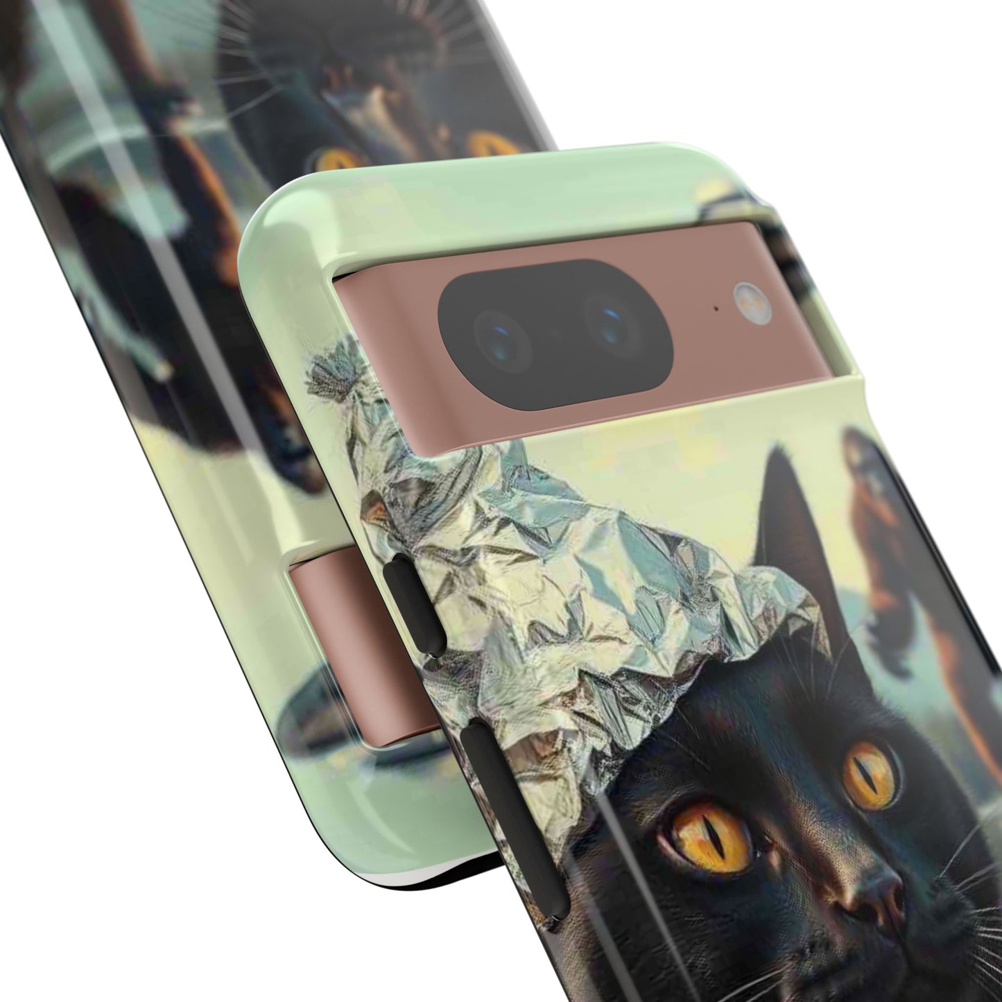 Conspiracy Cat Tough Phone Cases