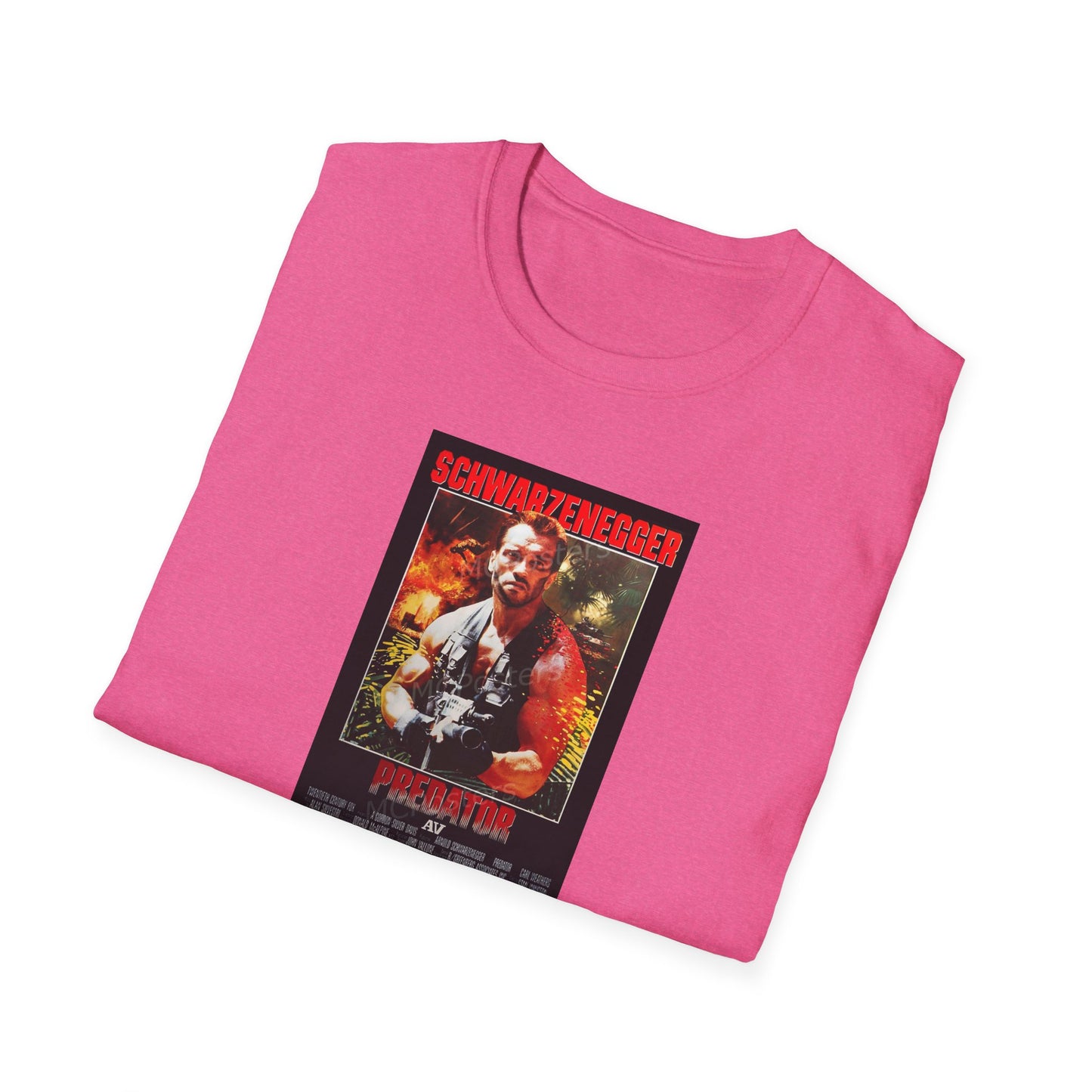 Predator Movie Poster in a Unisex Softstyle T-Shirt