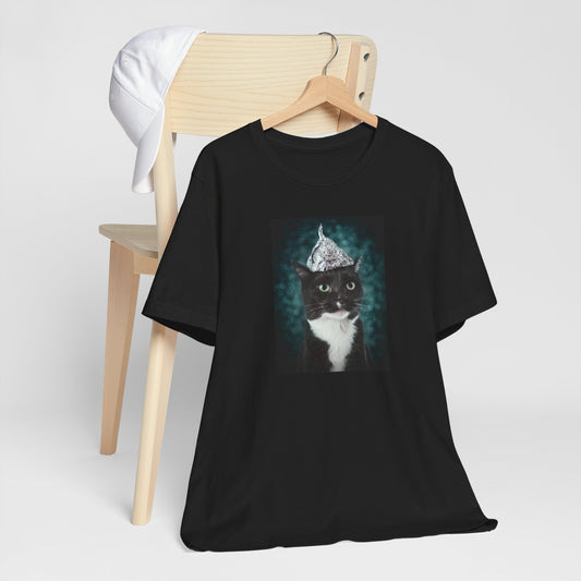 Tin Foil Cat Soft Unisex Jersey Short Sleeve Tee