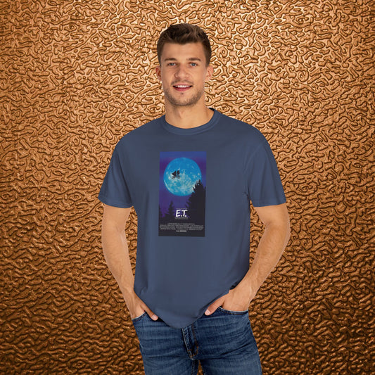 E.T. Movie Poster - Unisex Garment-Dyed T-shirt