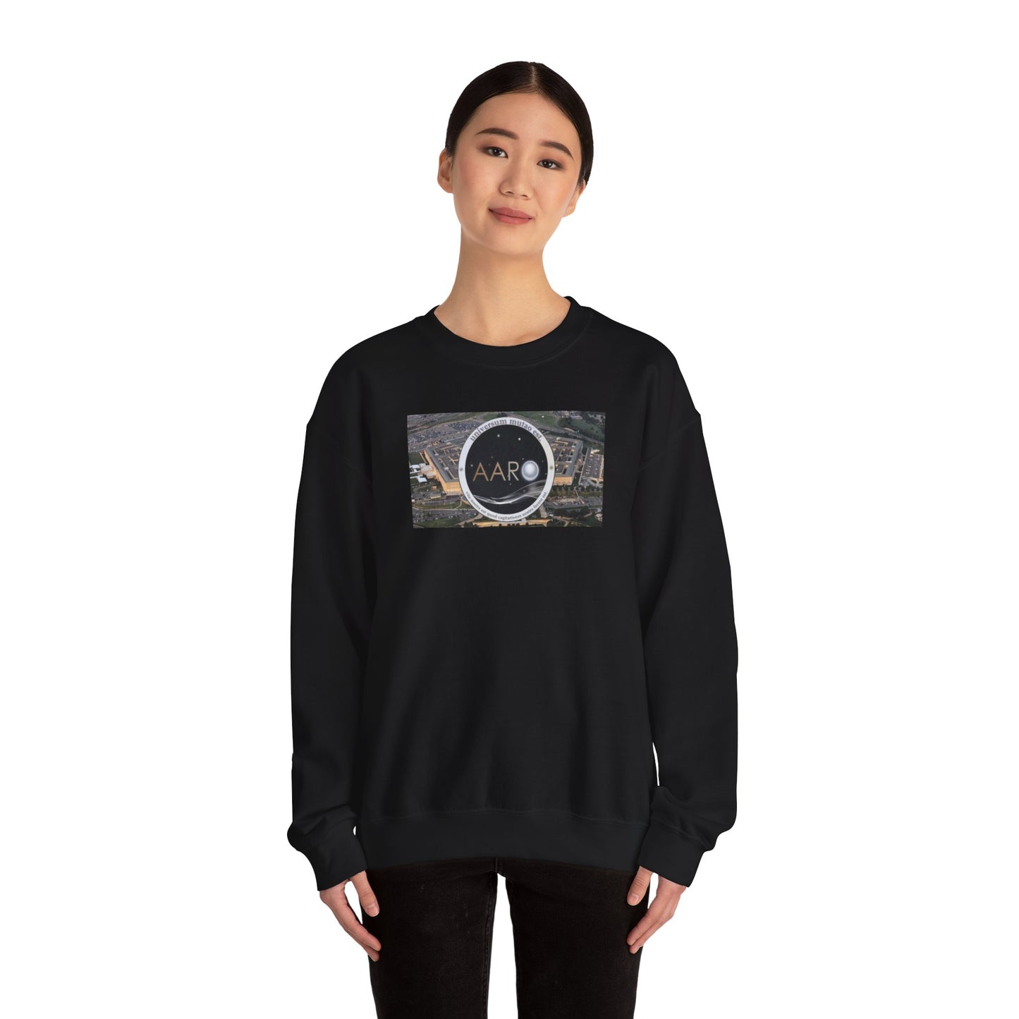 AARO™ Logo - Unisex Heavy Blend Crewneck Sweatshirt