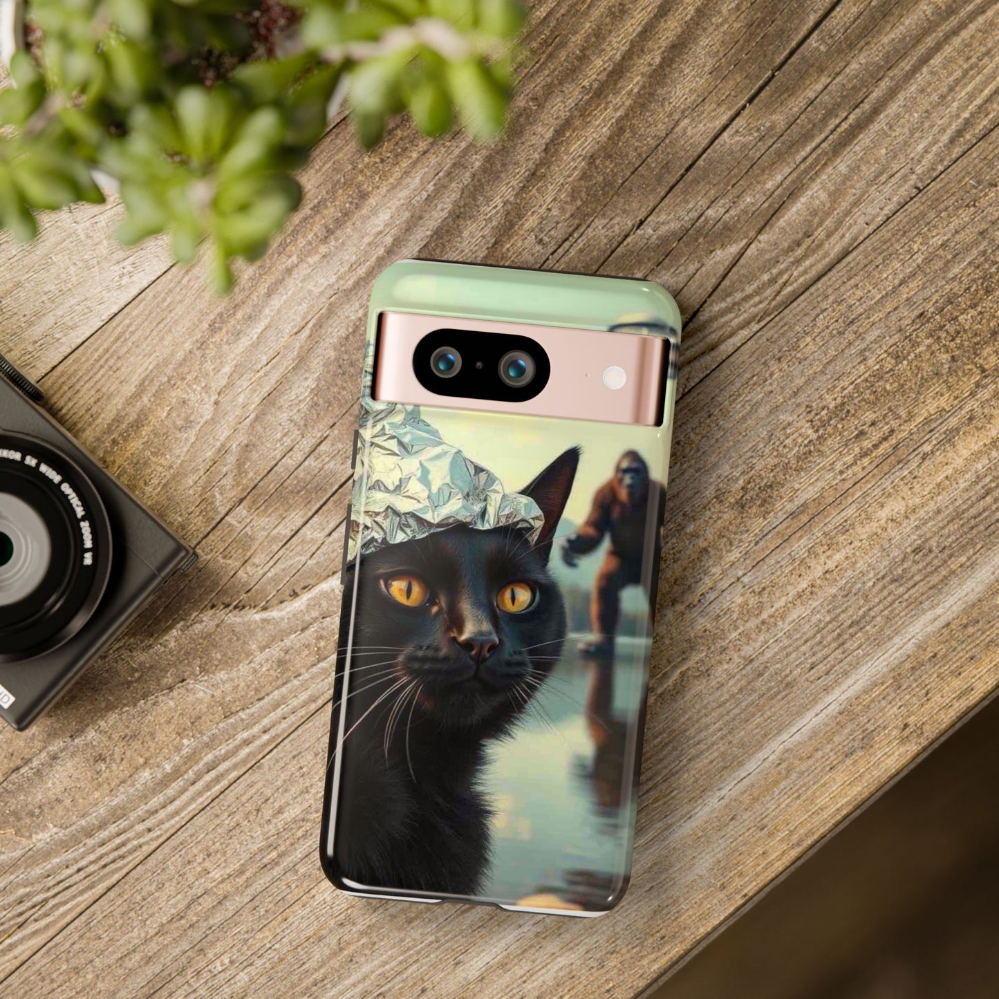 Conspiracy Cat Tough Phone Cases